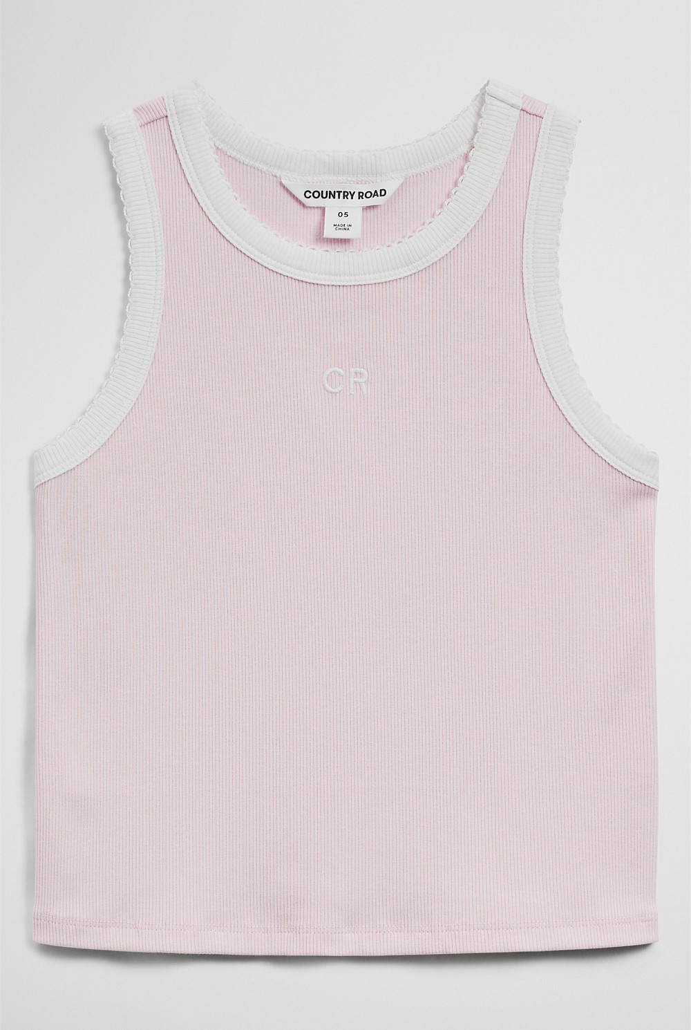 Sleeveless Ribbed Tank