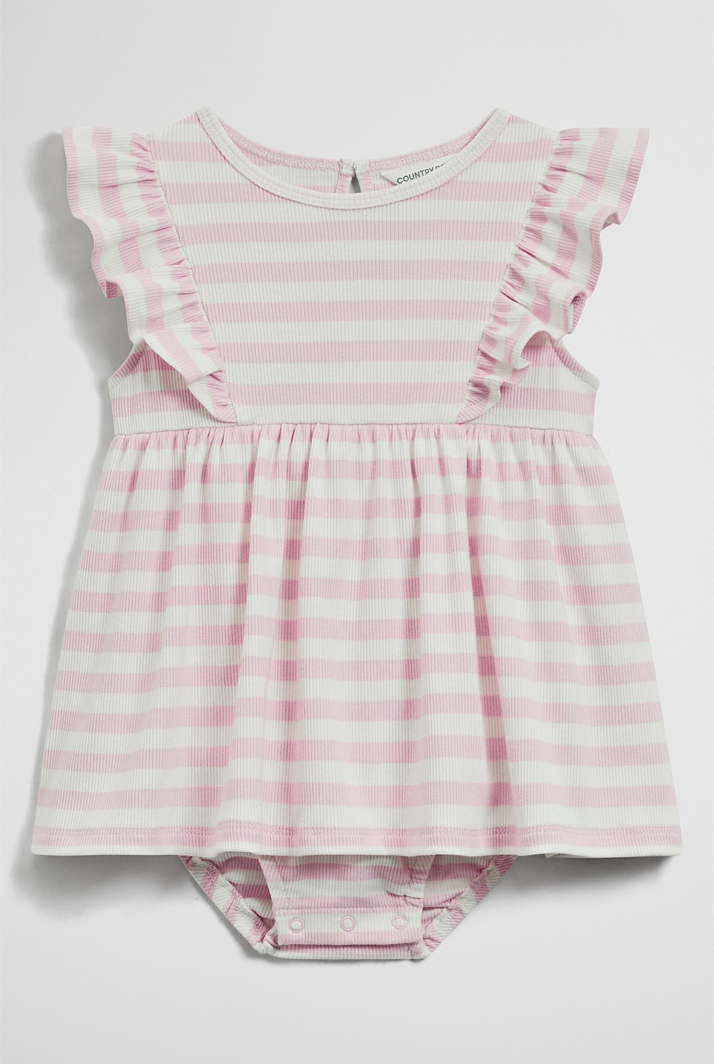 Sleeveless Rib Romper Dress