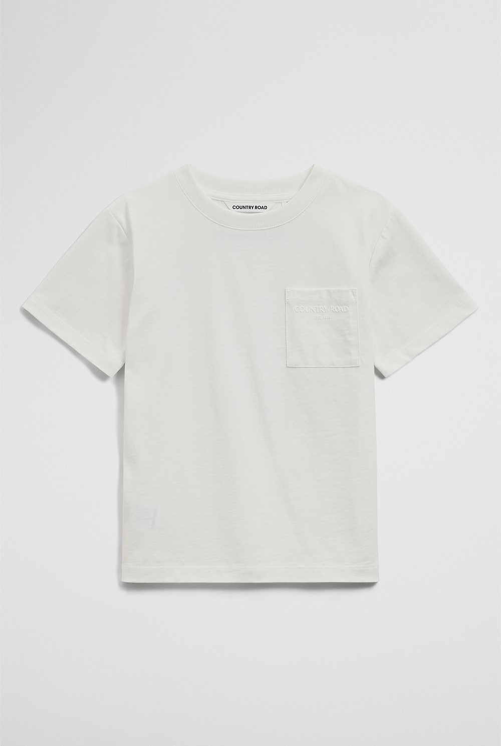 Australian Cotton Relaxed Short Sleeve Pocket T-Shirt