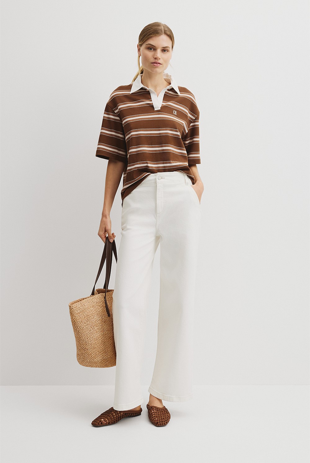 High Rise Wide Leg Jean