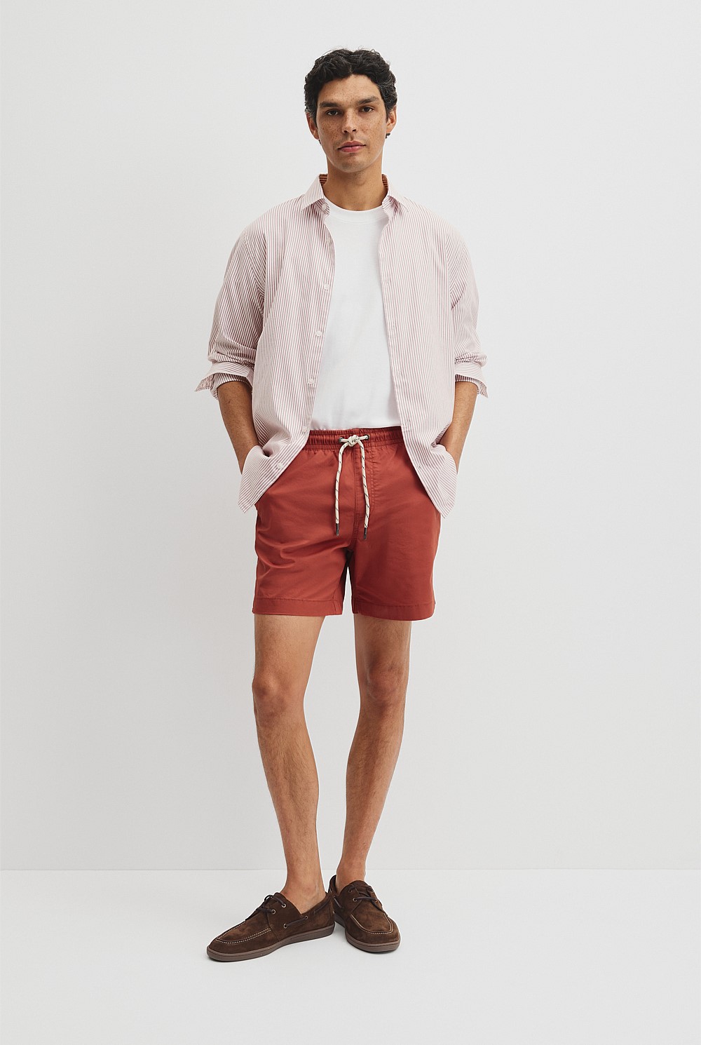 Cotton Drawcord Straight Short