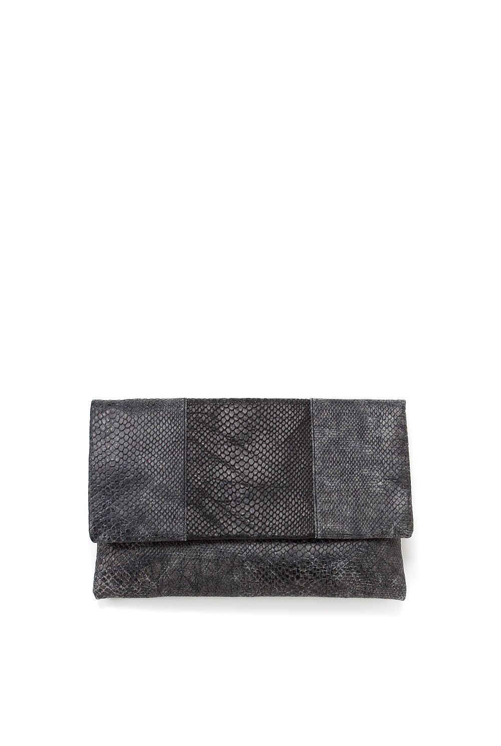Snake Print Clutch