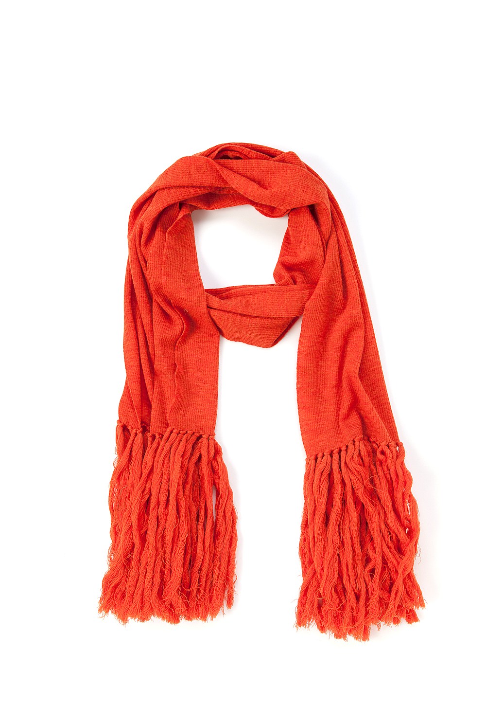Rib Fringed Scarf