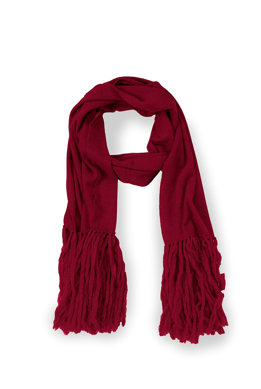 Rib Fringed Scarf