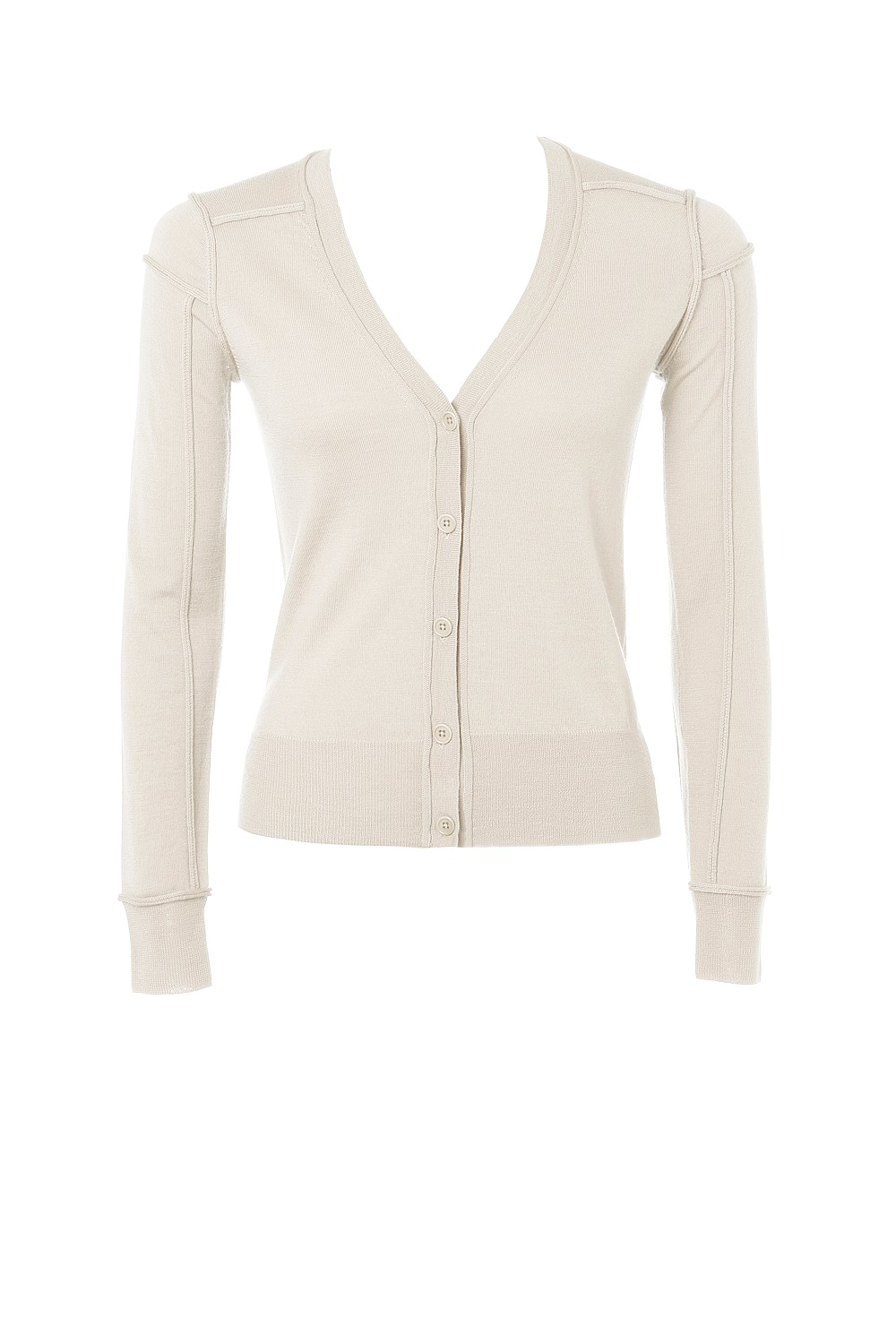 Rib Trim Cardigan