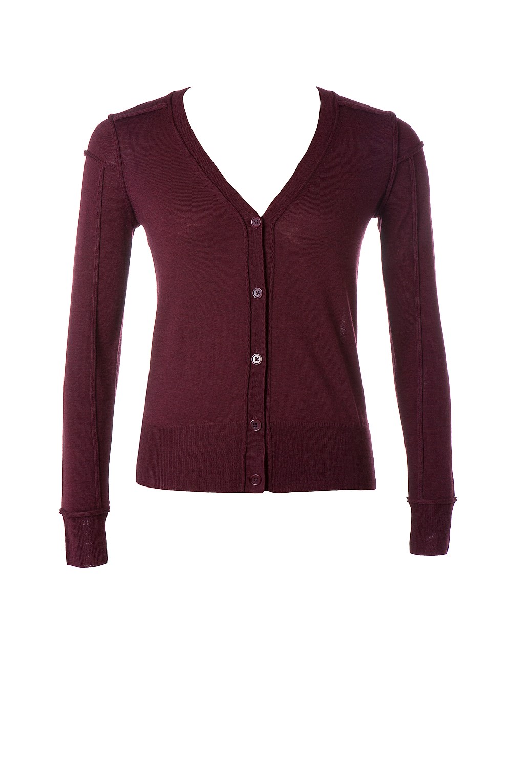Rib Trim Cardigan