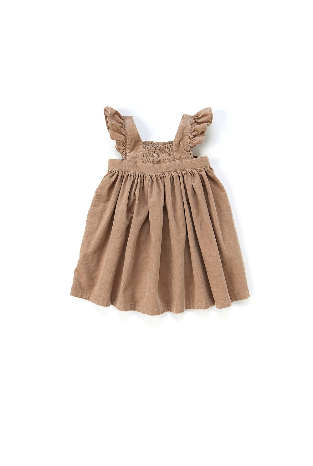 Cord Shirred Pinafore
