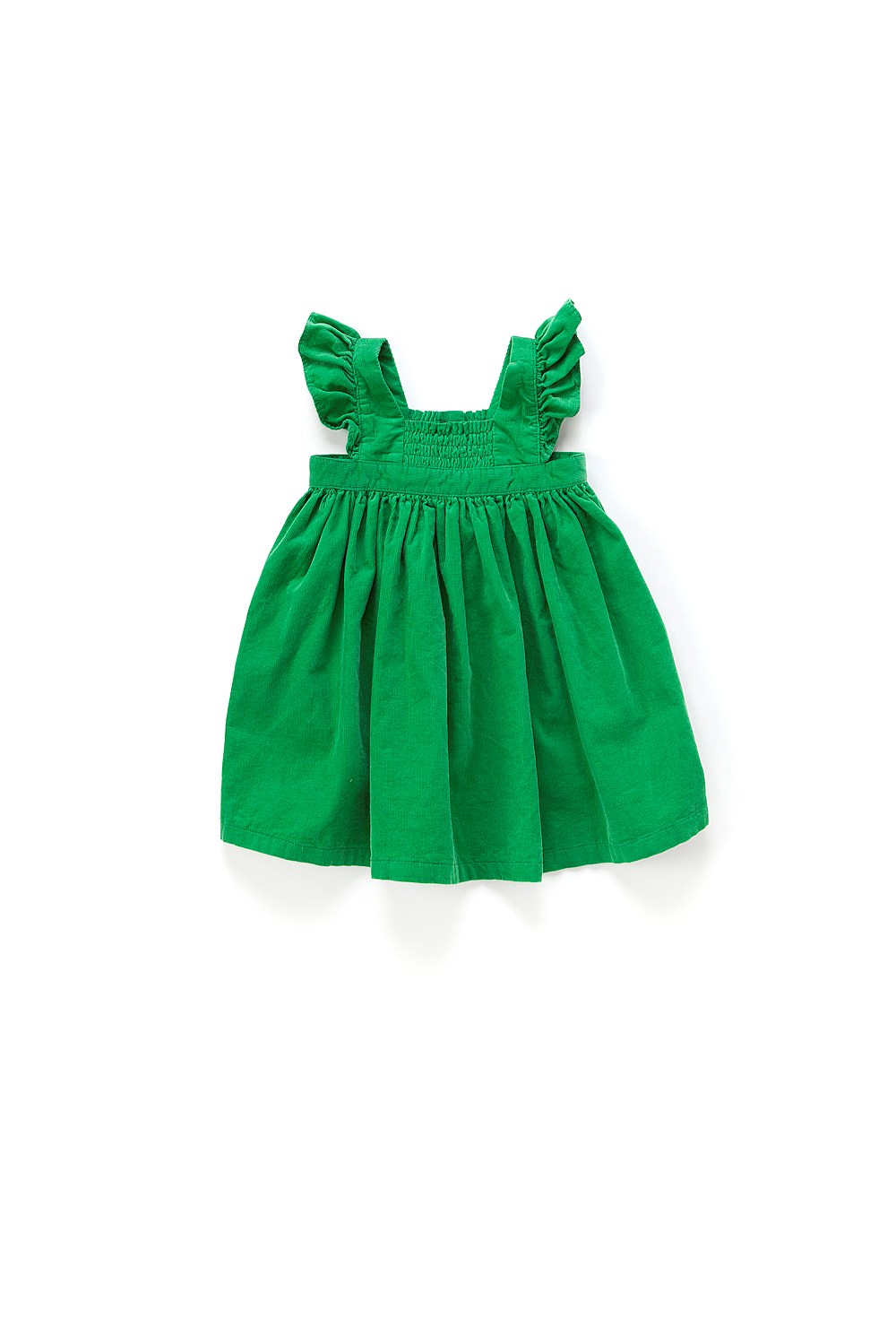 Cord Shirred Pinafore