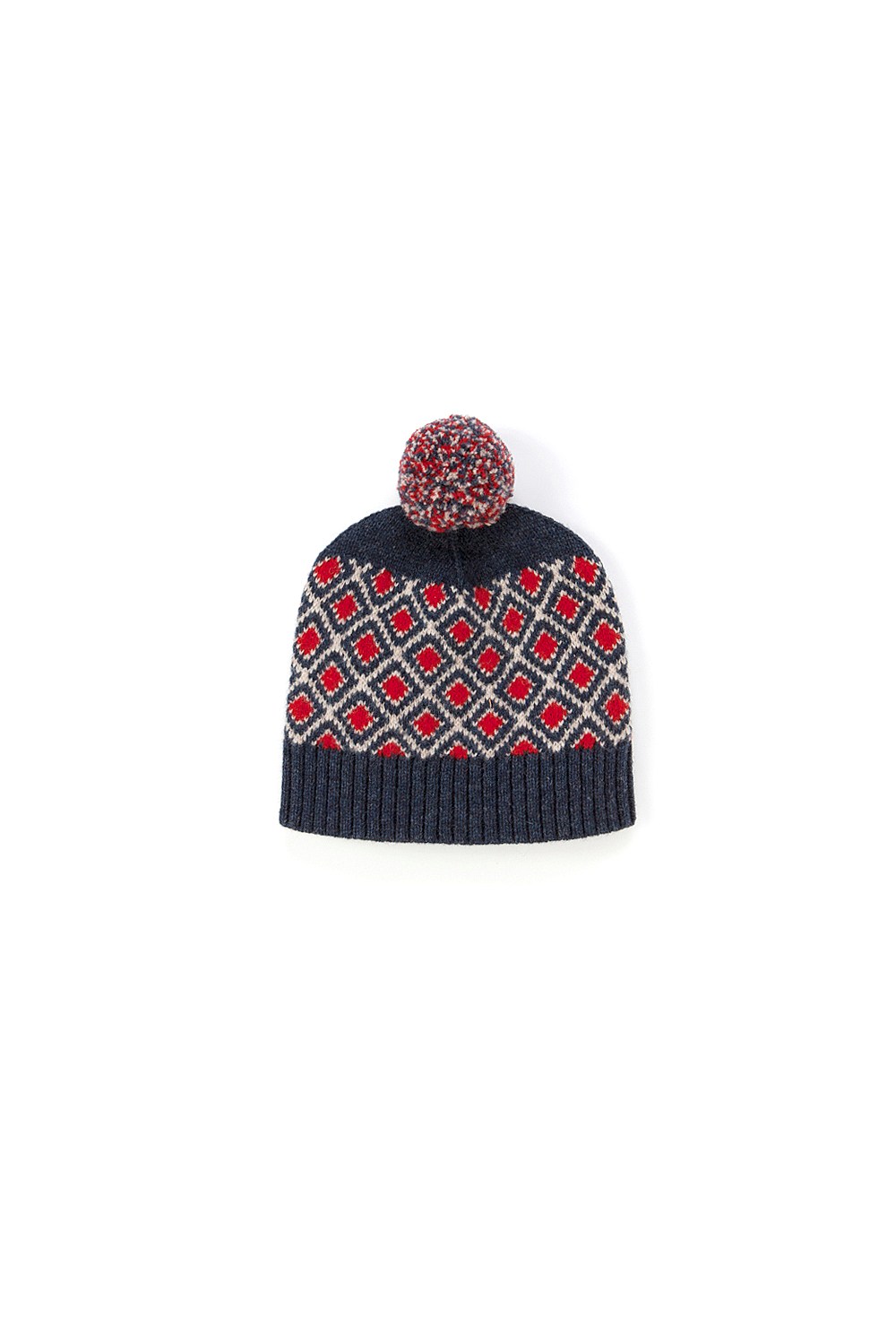 Mini Geometric Beanie