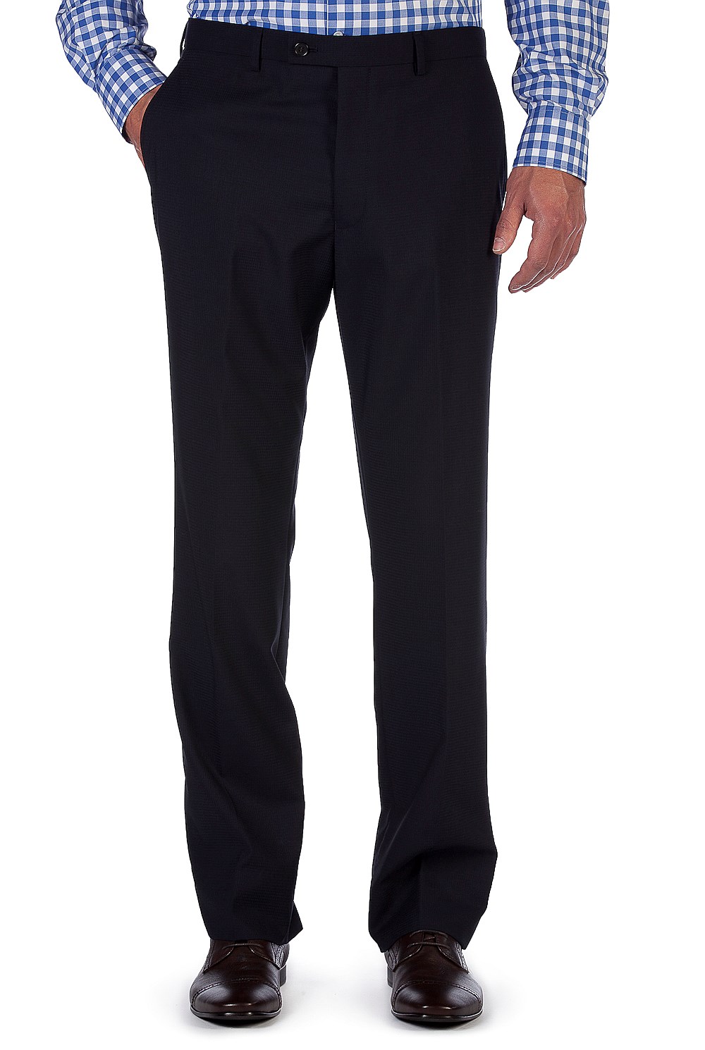 Tailored Shadow Grid Pant