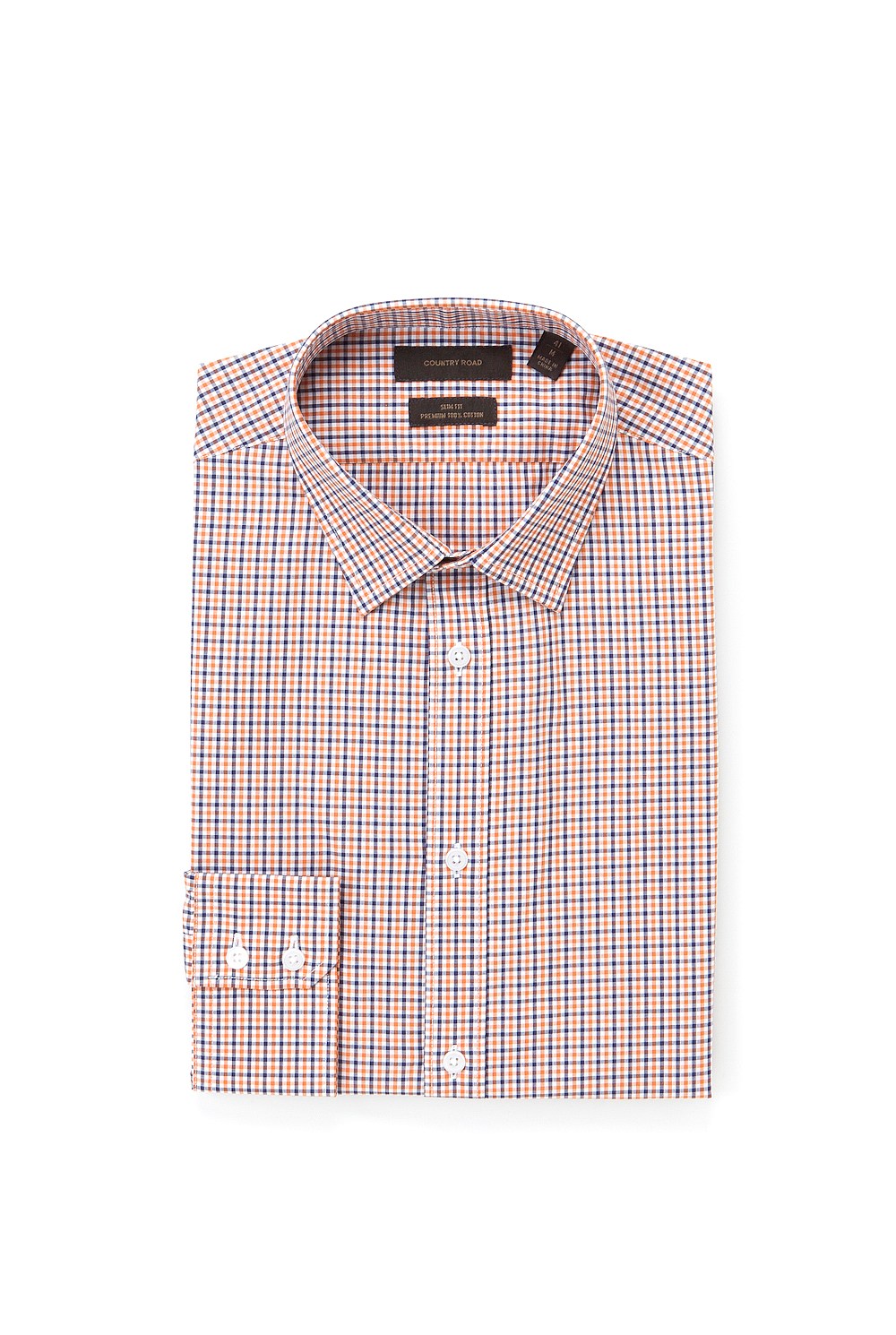 Slim Two Tone Gingham Shirt