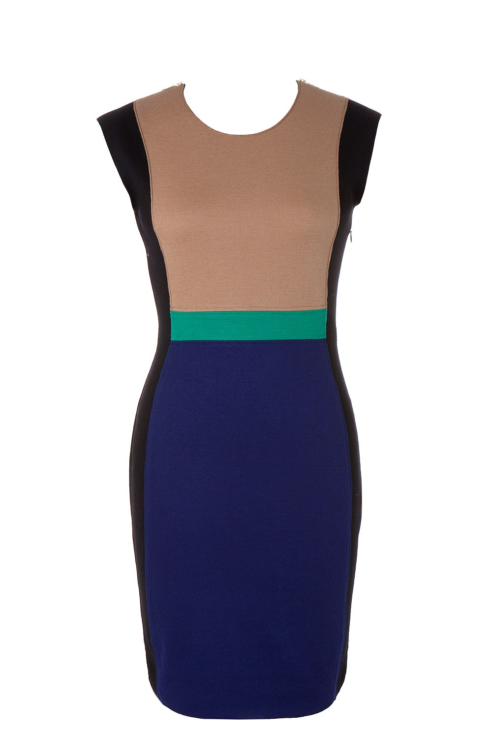 Seamed Colour Block Dress