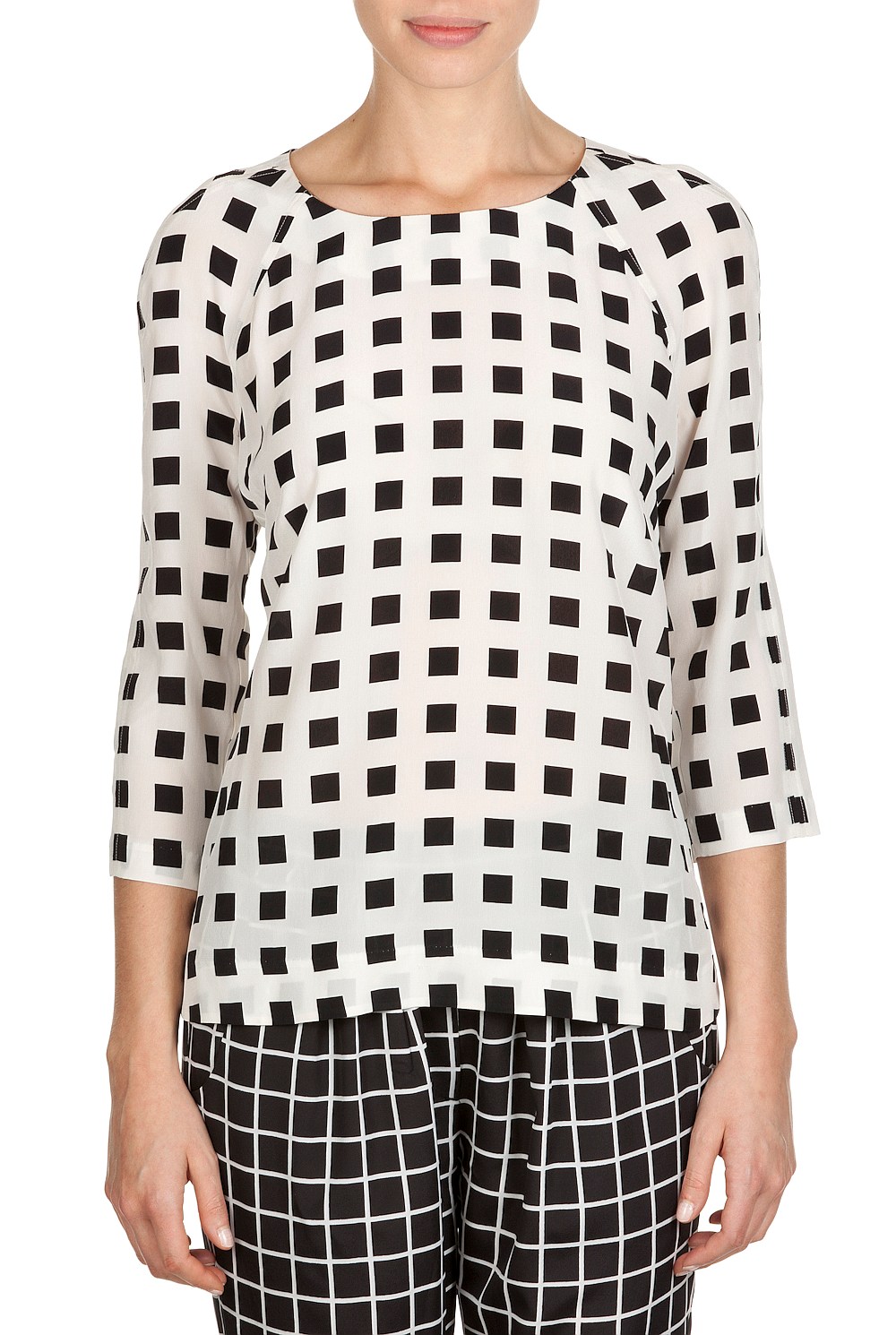 Box Print Top