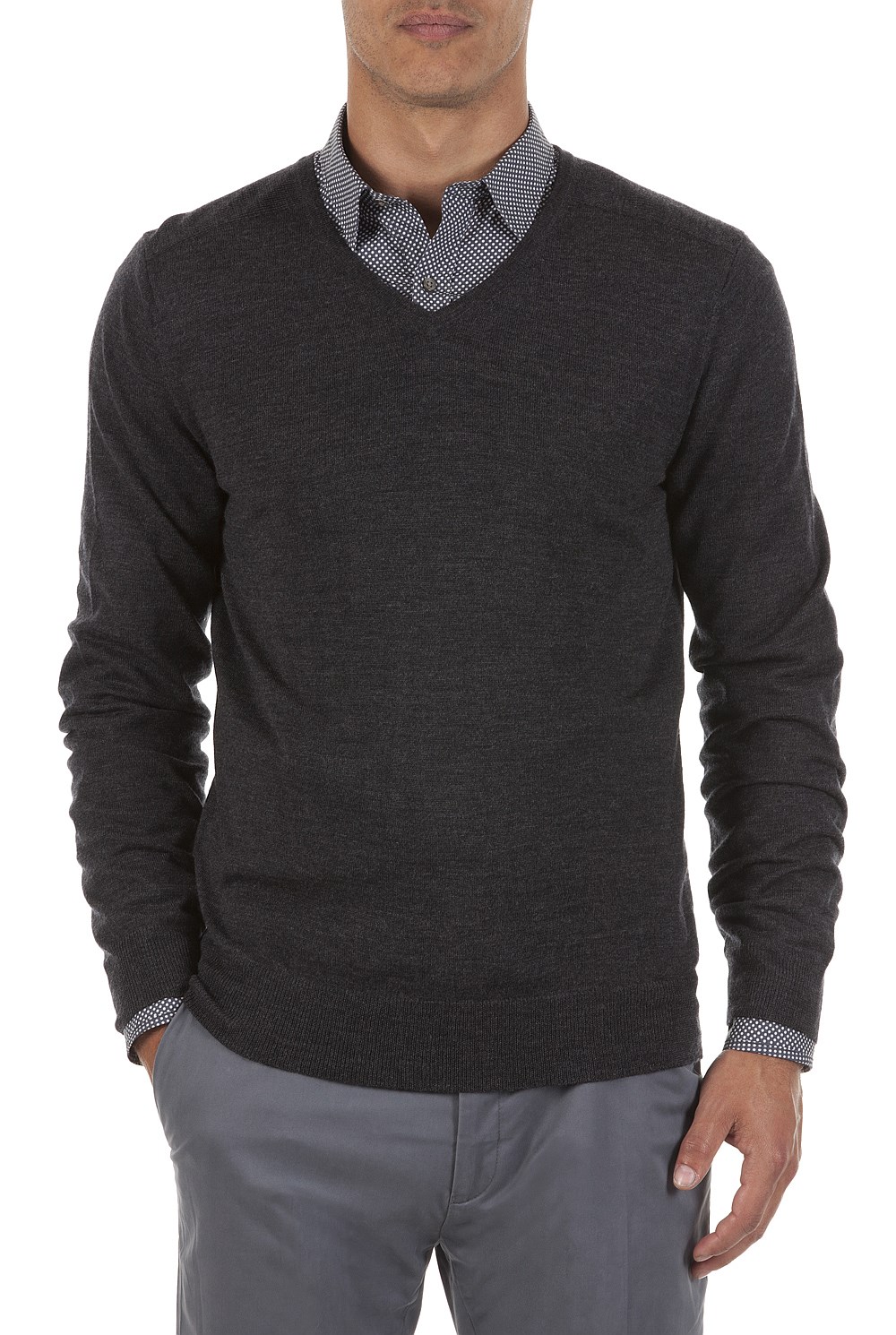 Merino V-Neck Knit
