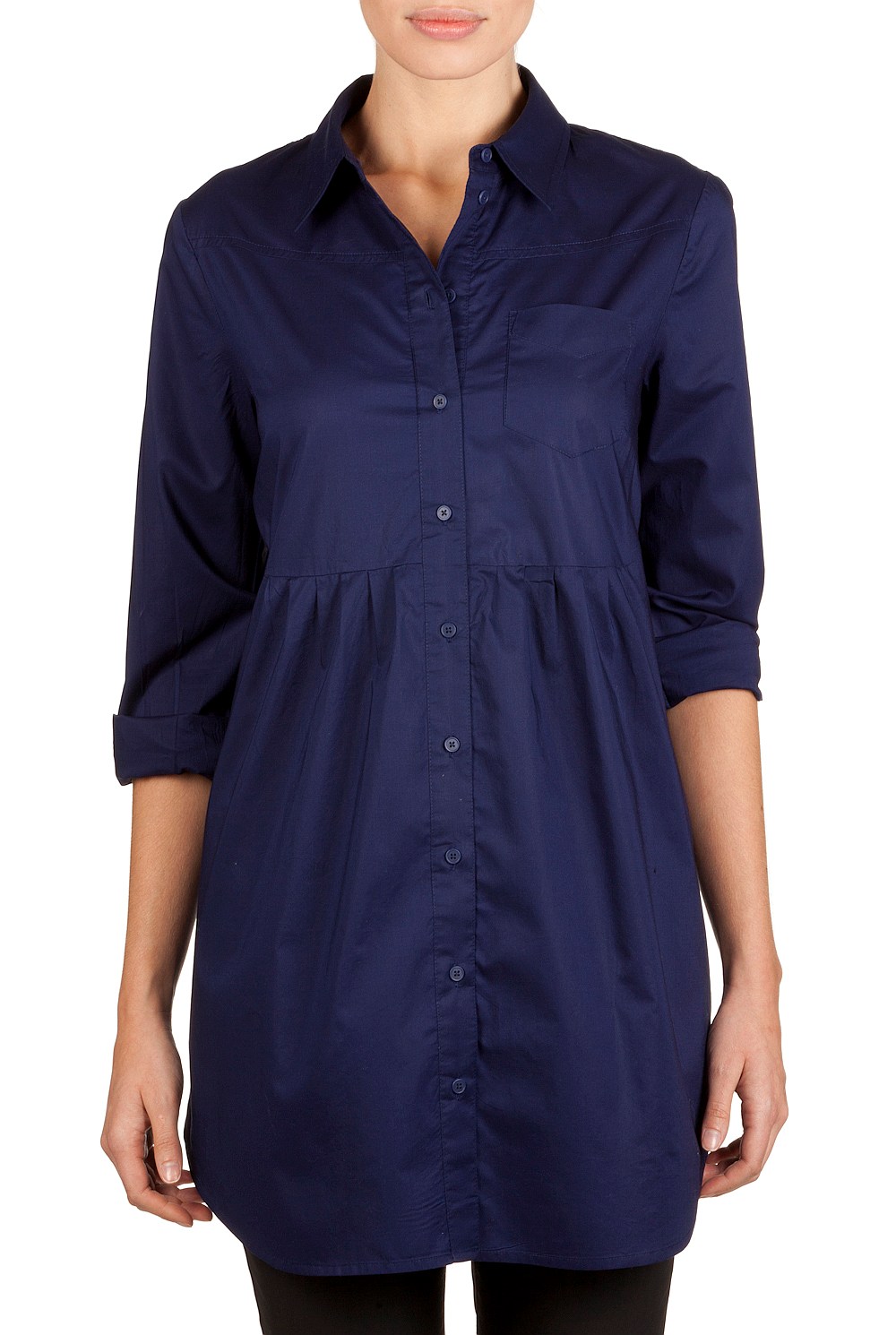 Longline Shirt Dress