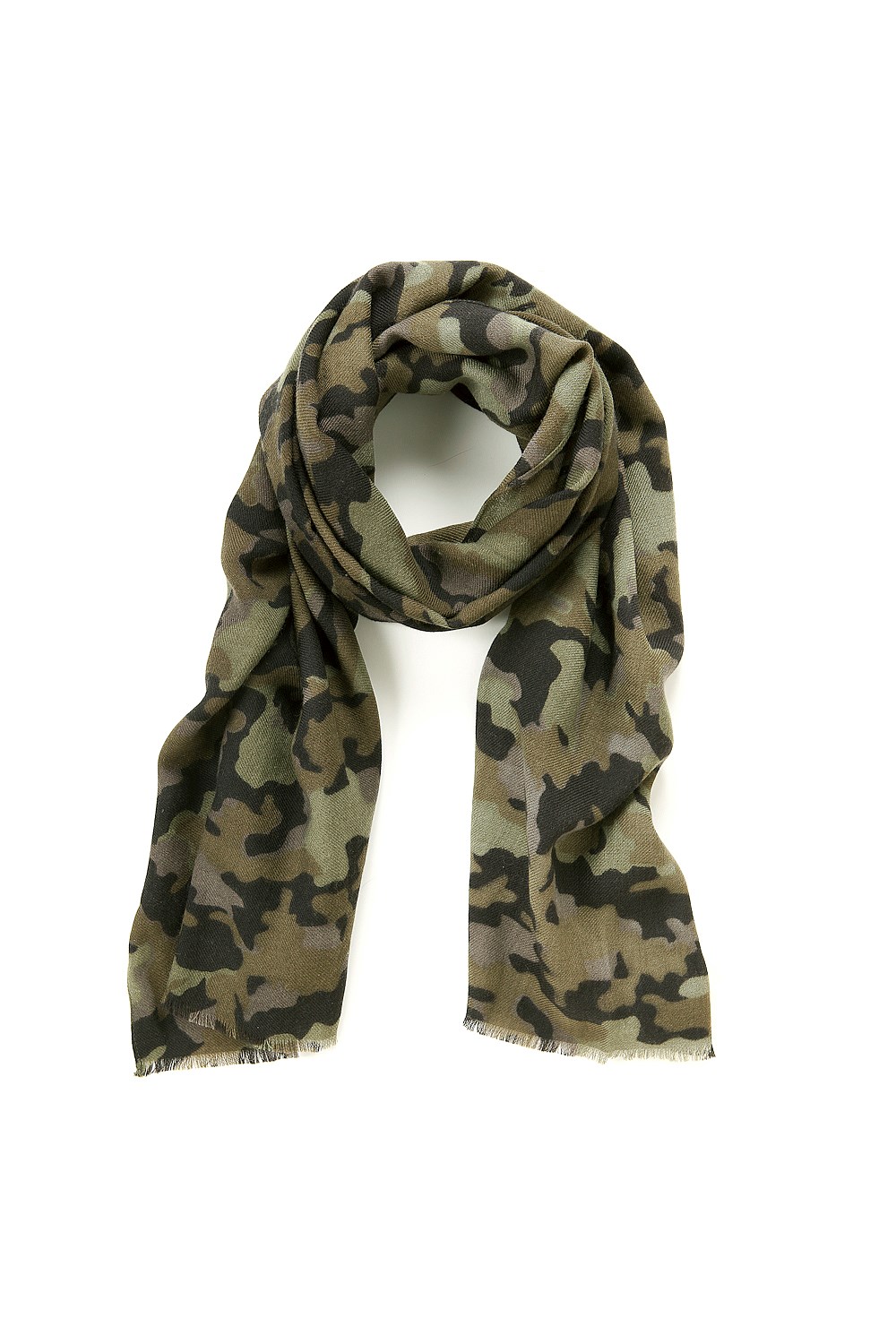 Camo Printed Scarf