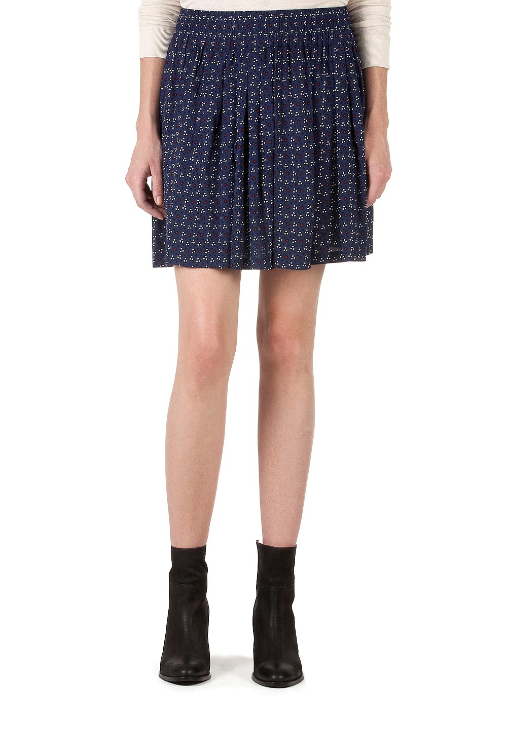 Floral Print Flippy Skirt