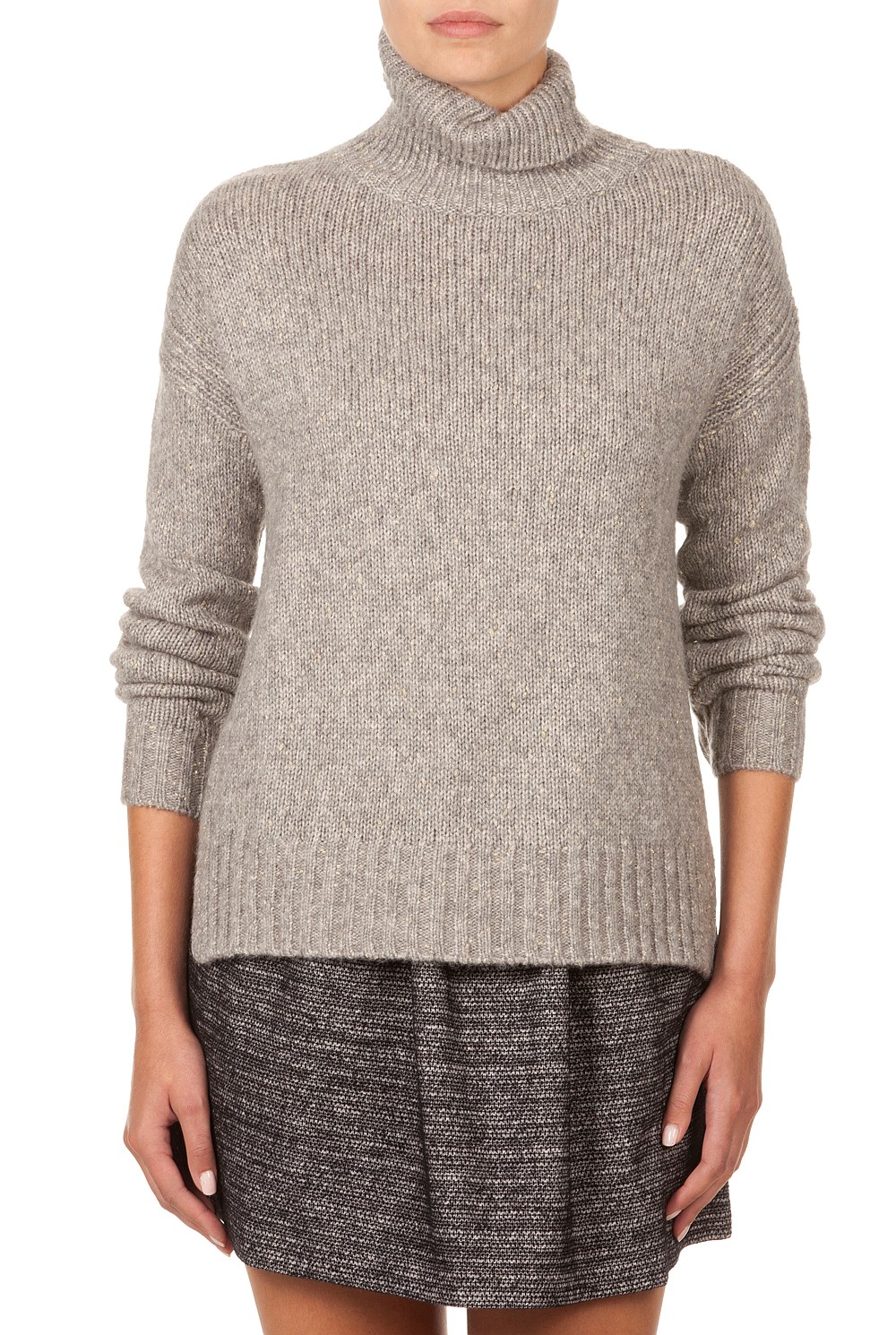 Boxy Roll Neck