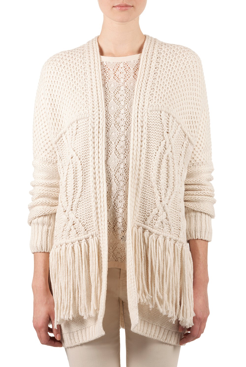 Stitch Interest Cardigan