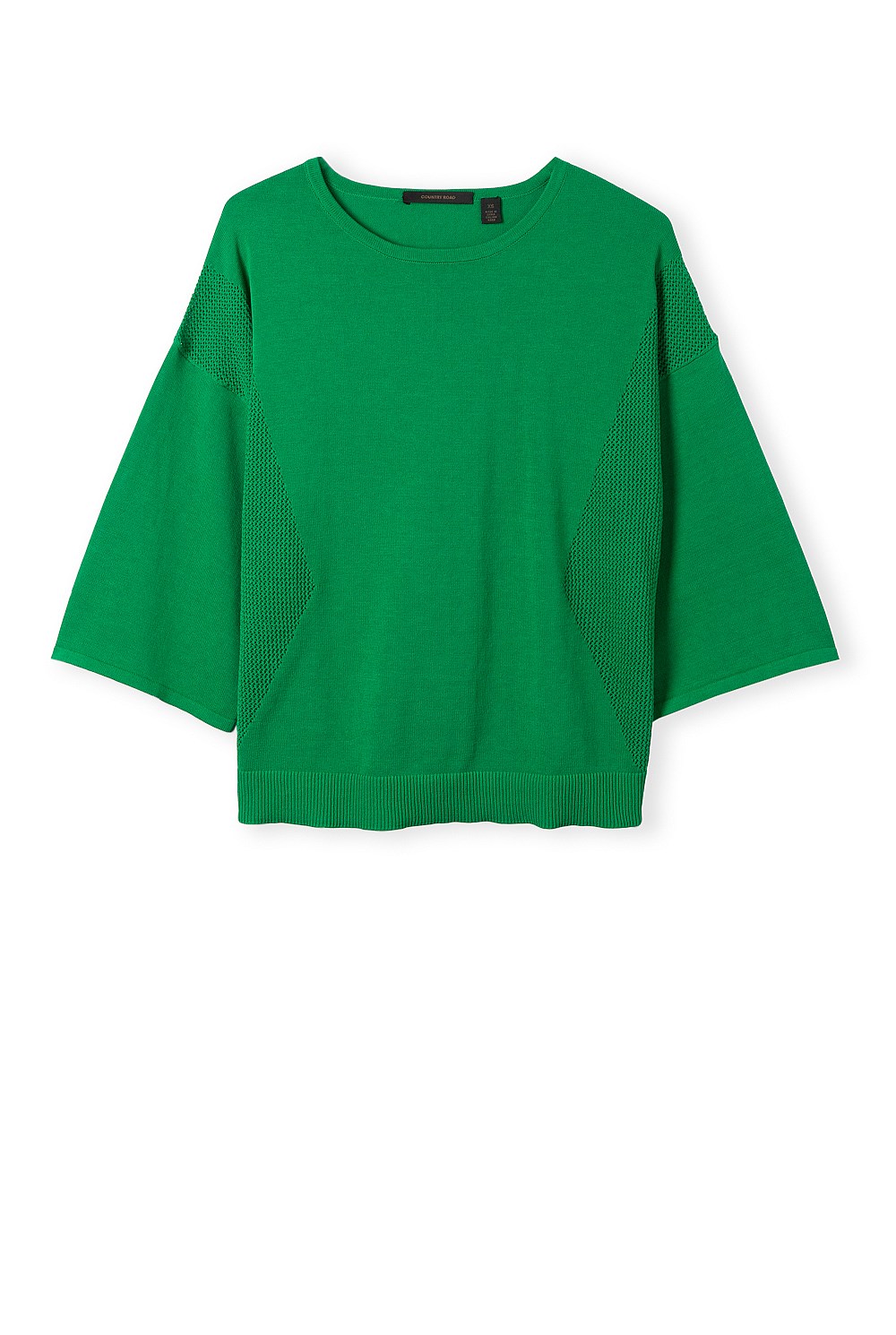 Mesh Kimono Sleeve Knit