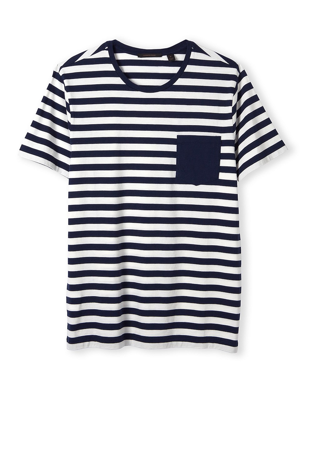 Stripe Pocket Detail T-Shirt