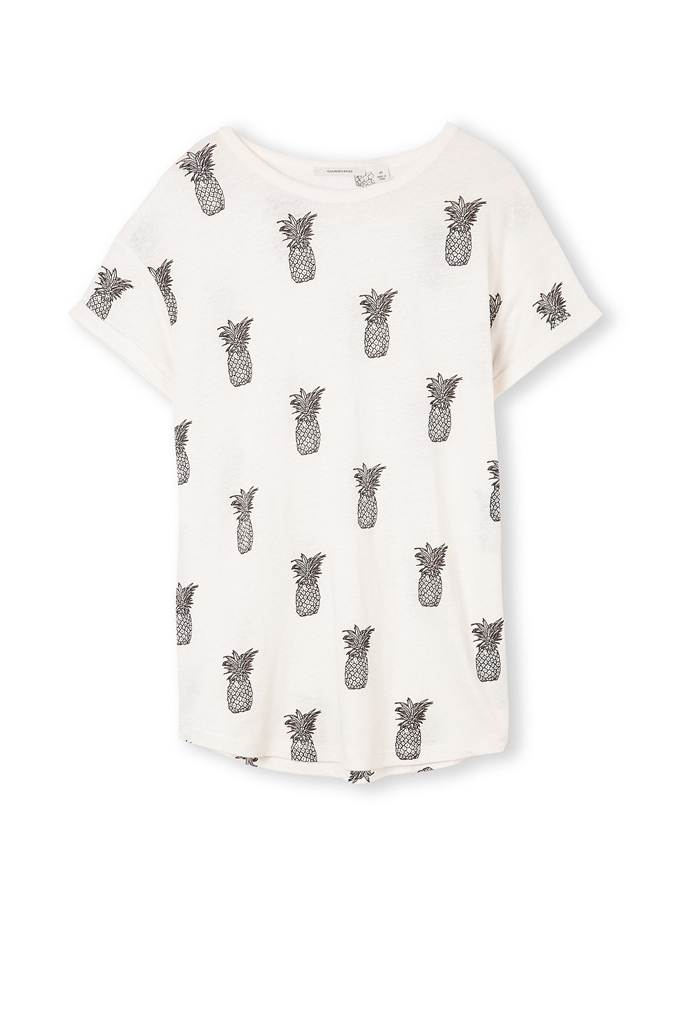 Roll Up Pineapple T-Shirt