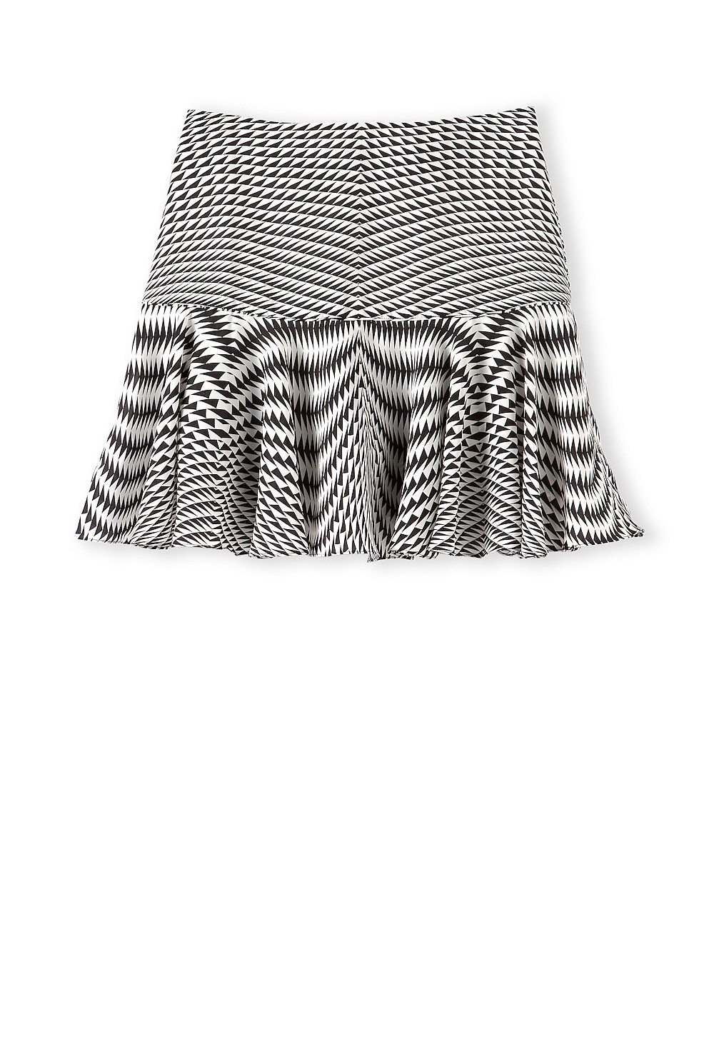 Optical Print Skirt
