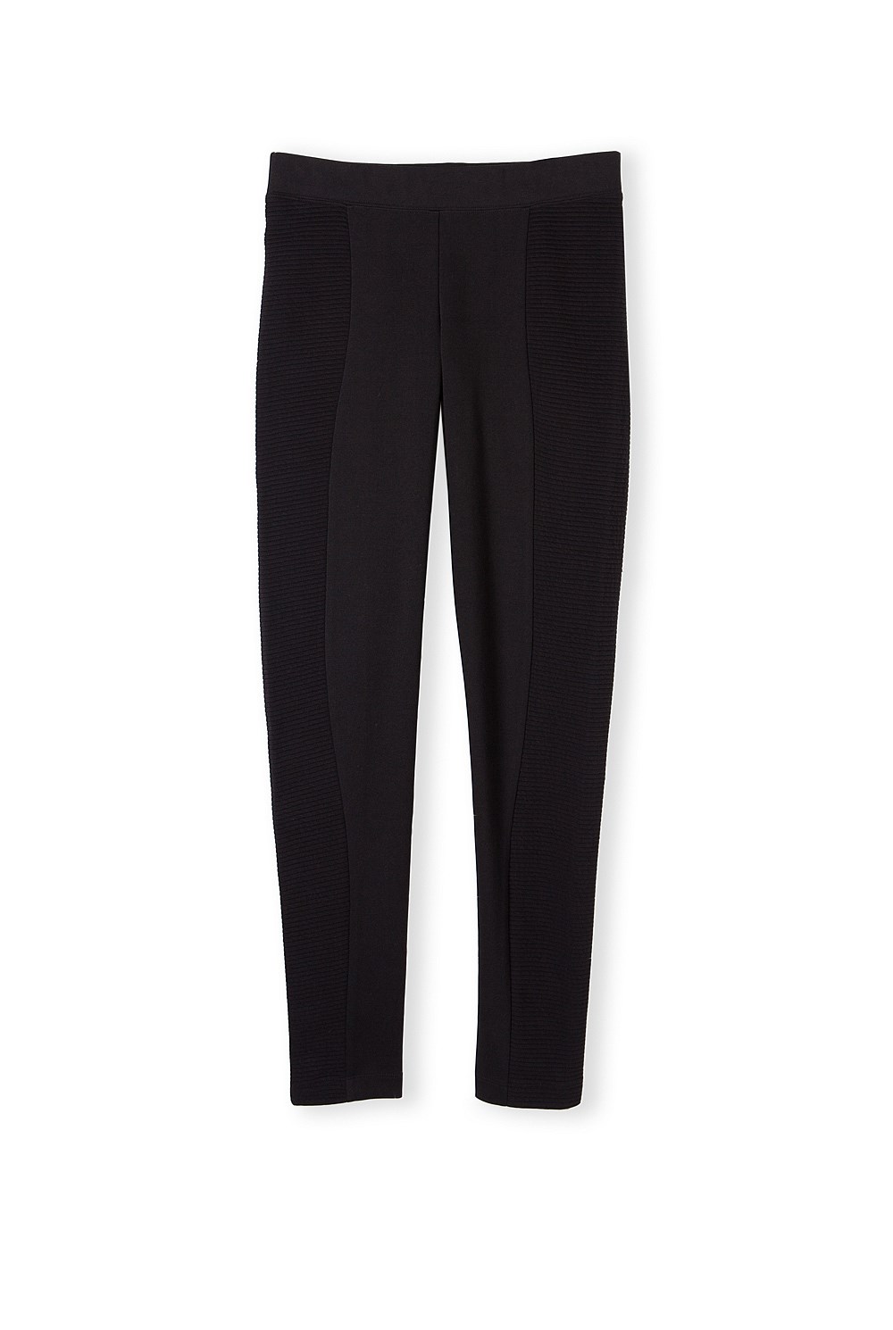 Ribbed Panel Leggings