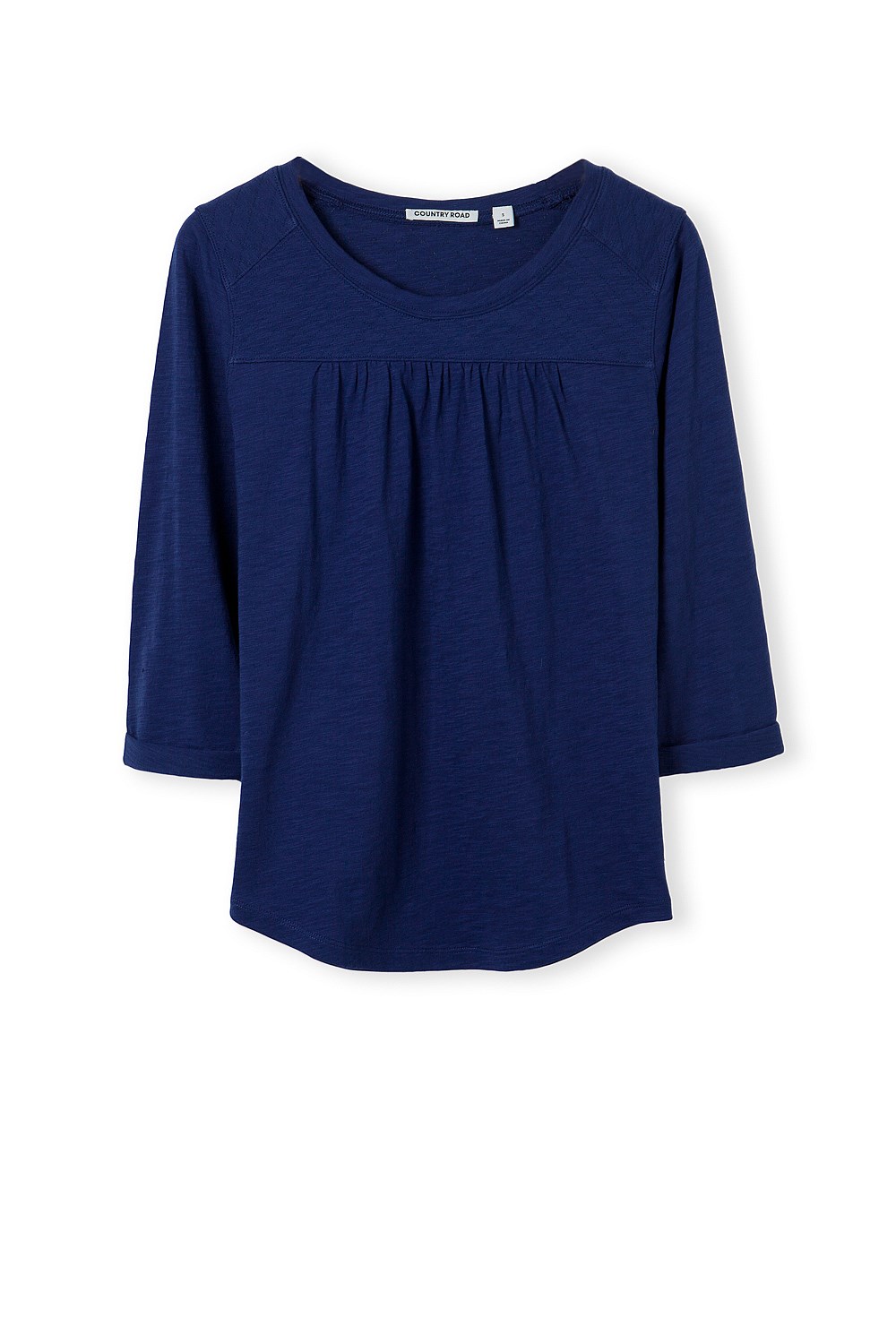 Quilted Shoulder T-Shirt