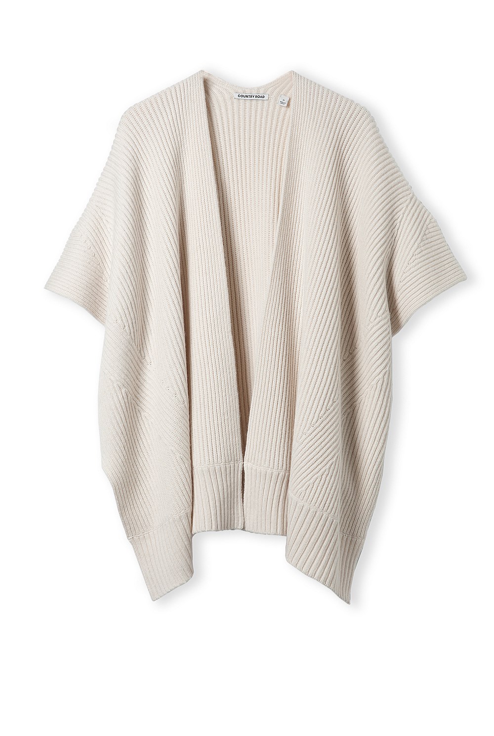 Rib Knit Poncho