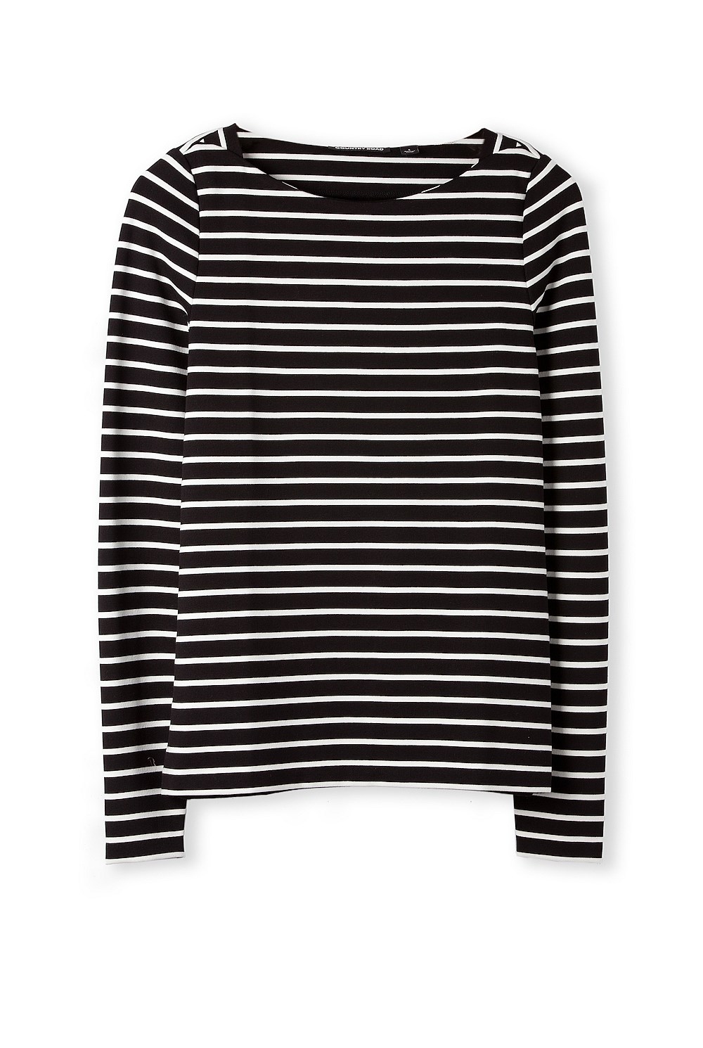 Ponte Yarn Stripe T-Shirt