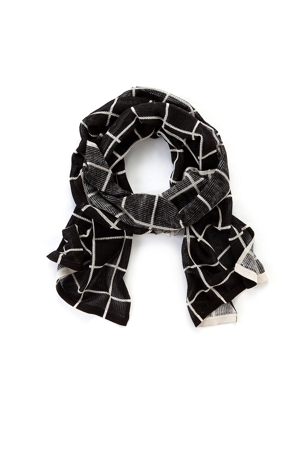 Printed Mesh Scarf