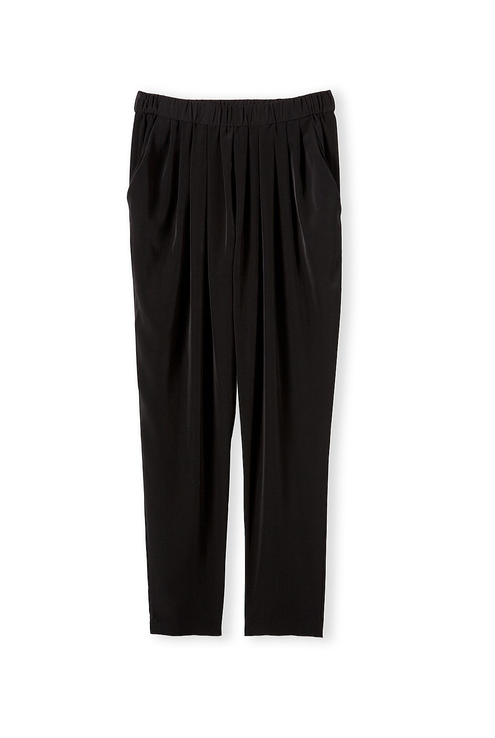 Pleat Front Drape Pant