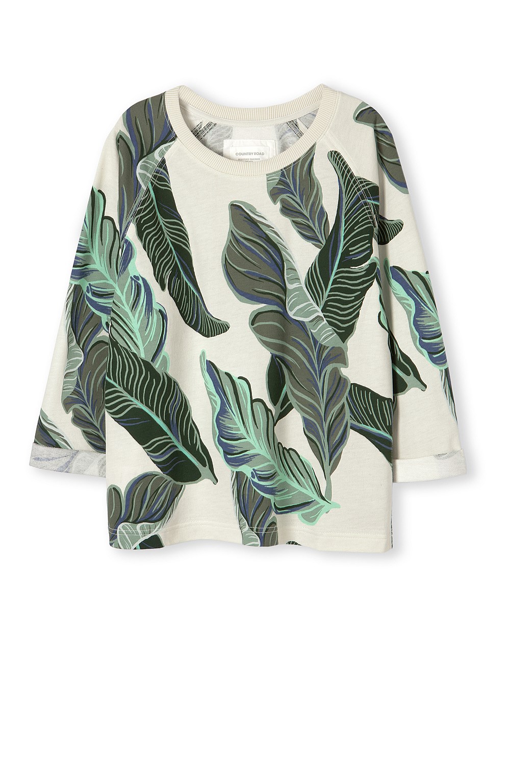 Leaf Print Sweat