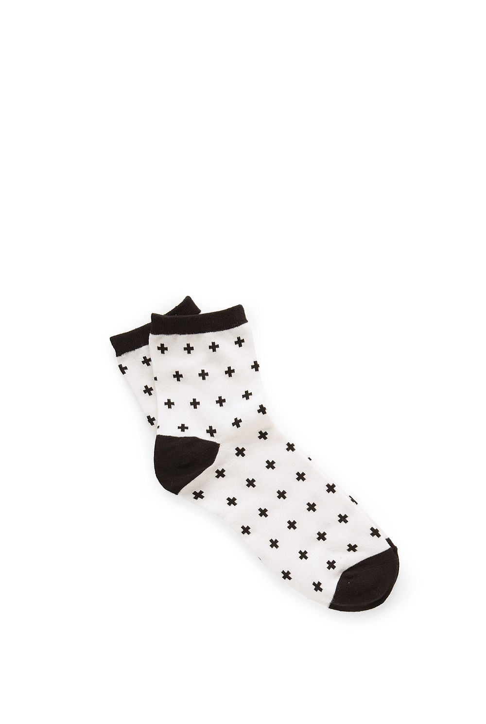 Cross Print Qtr Crew