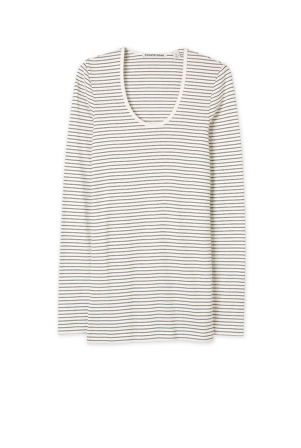 Mini Stripe Scoop T-Shirt