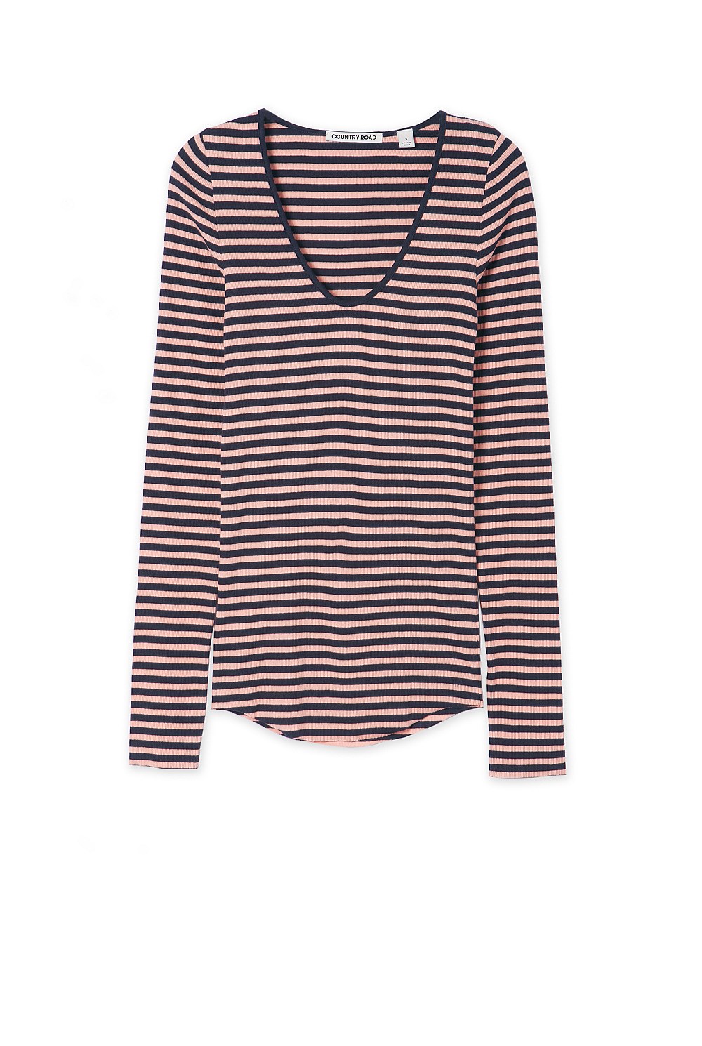 Stripe Rib T-Shirt