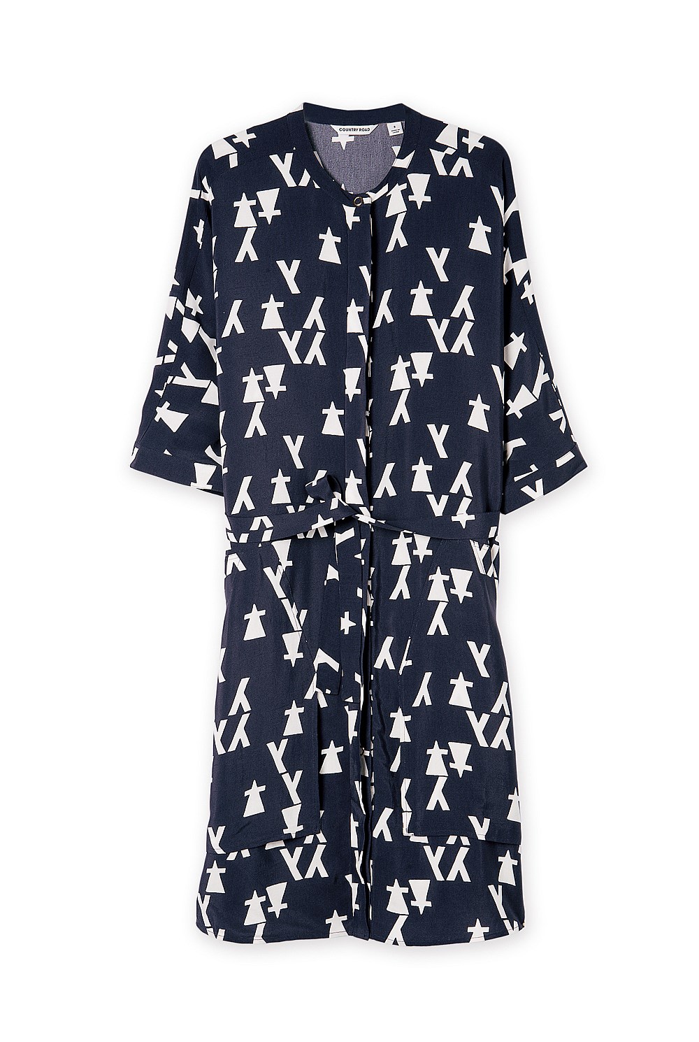 Print Shirt Dress