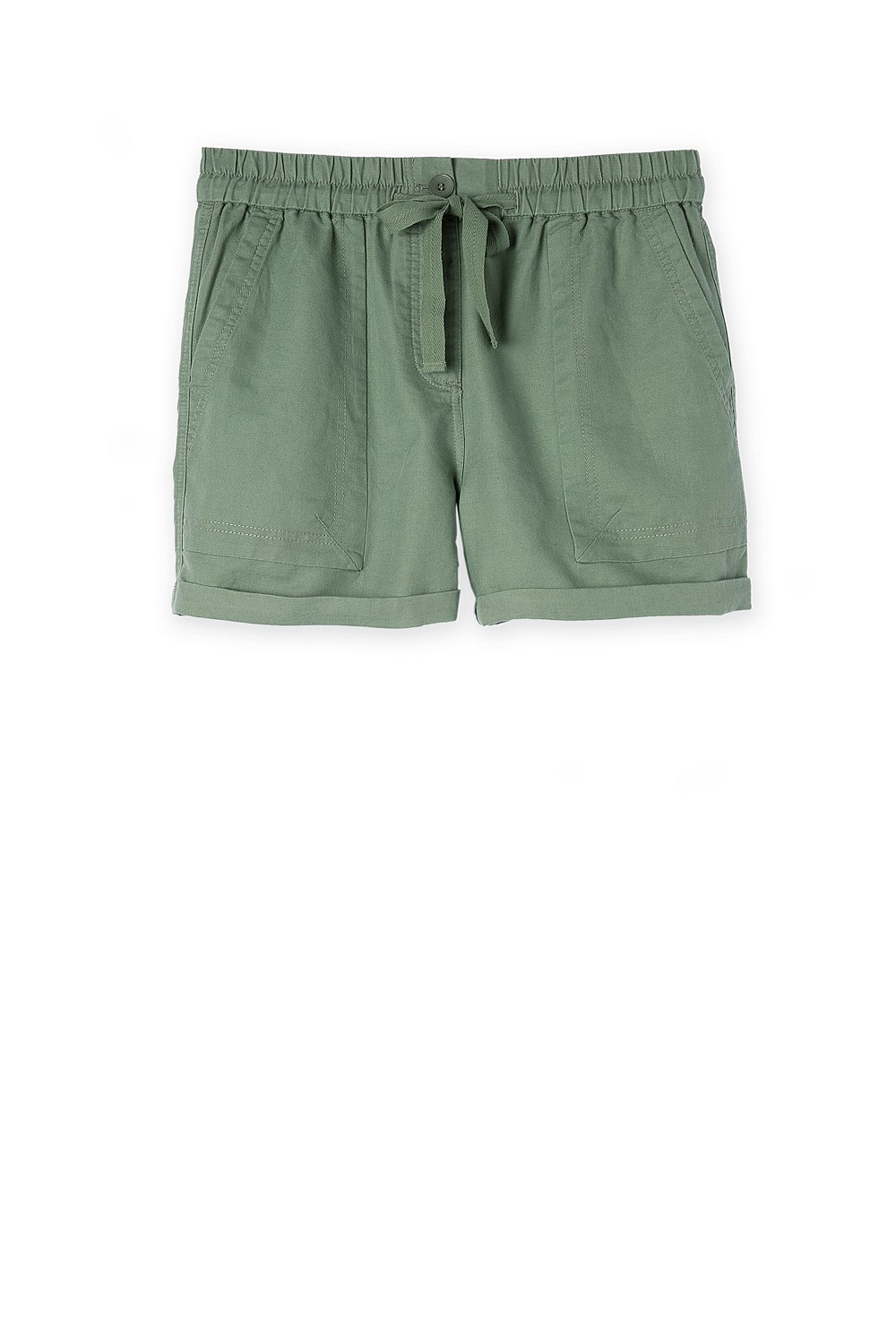 Linen Pocket Detail Short
