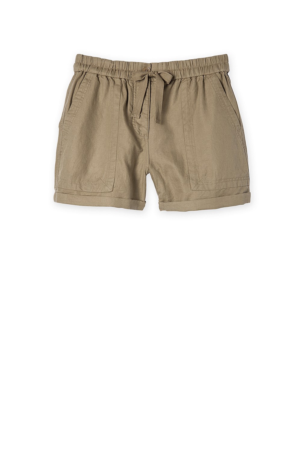 Linen Pocket Detail Short