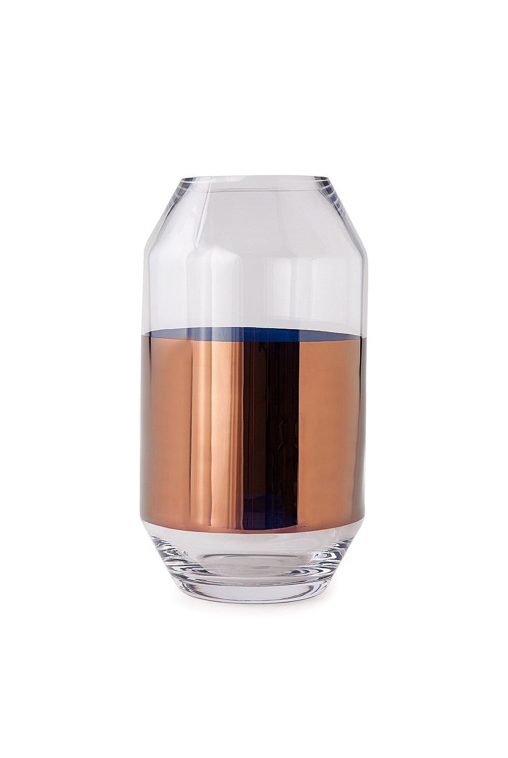 BEVEL Copper Large Vase