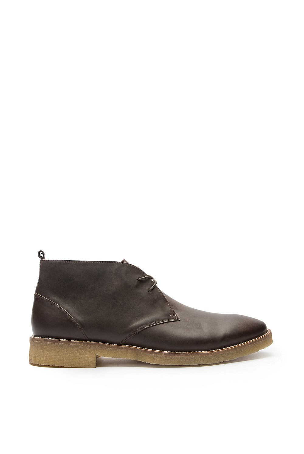 Leather Crepe Desert Boot