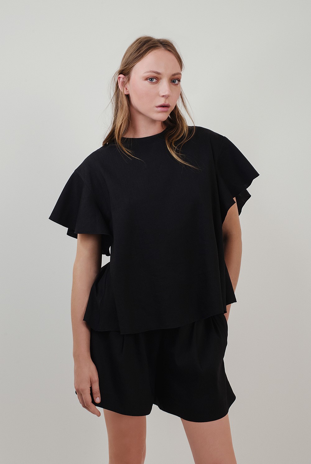 Ruffle Back T-Shirt