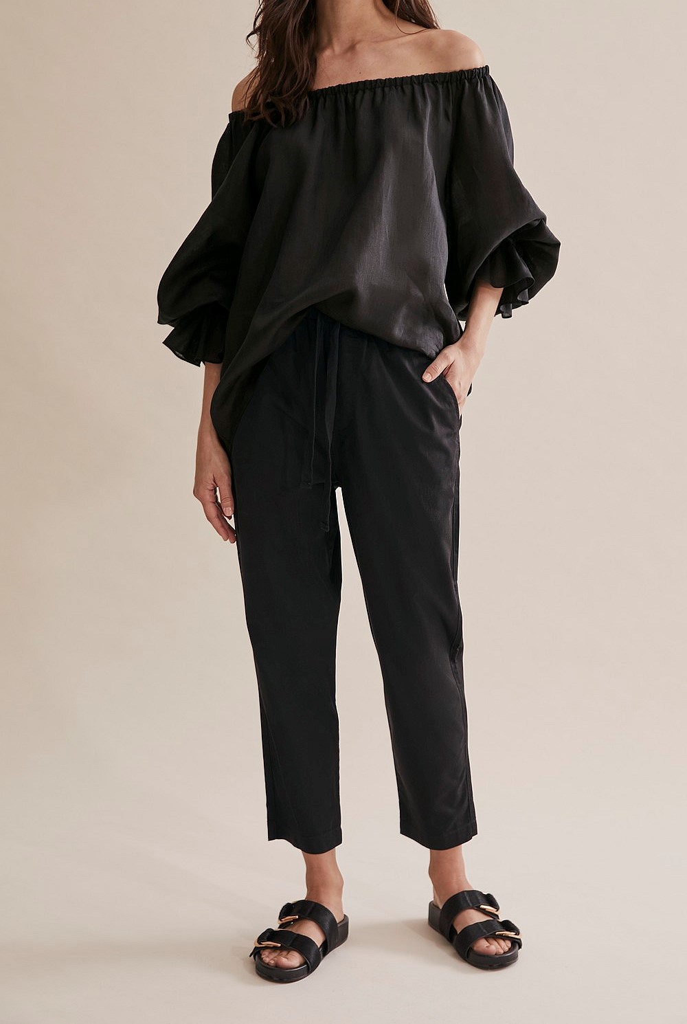 Bamboo Drop Crotch Pant
