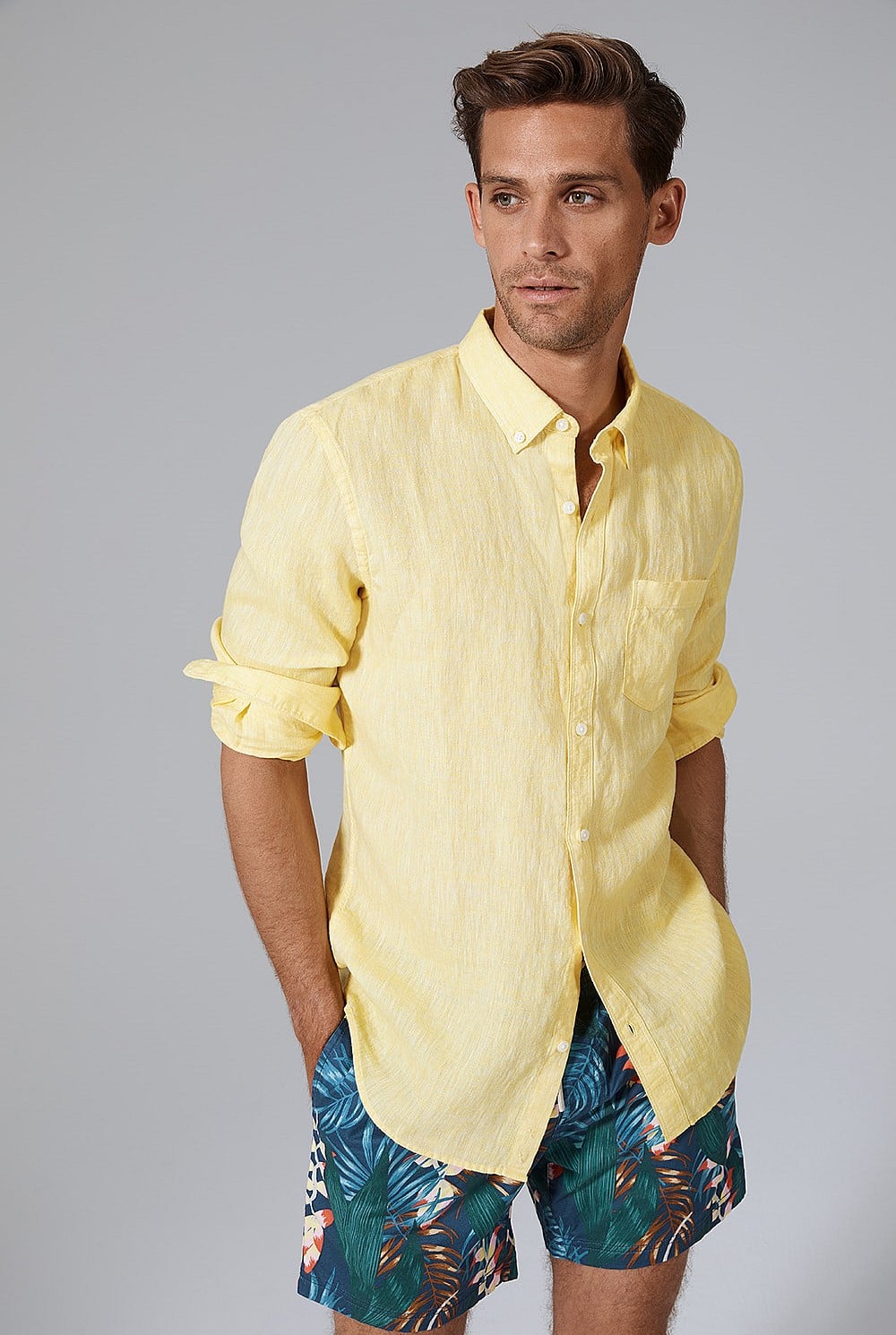 Long Sleeve Irish Linen Shirt