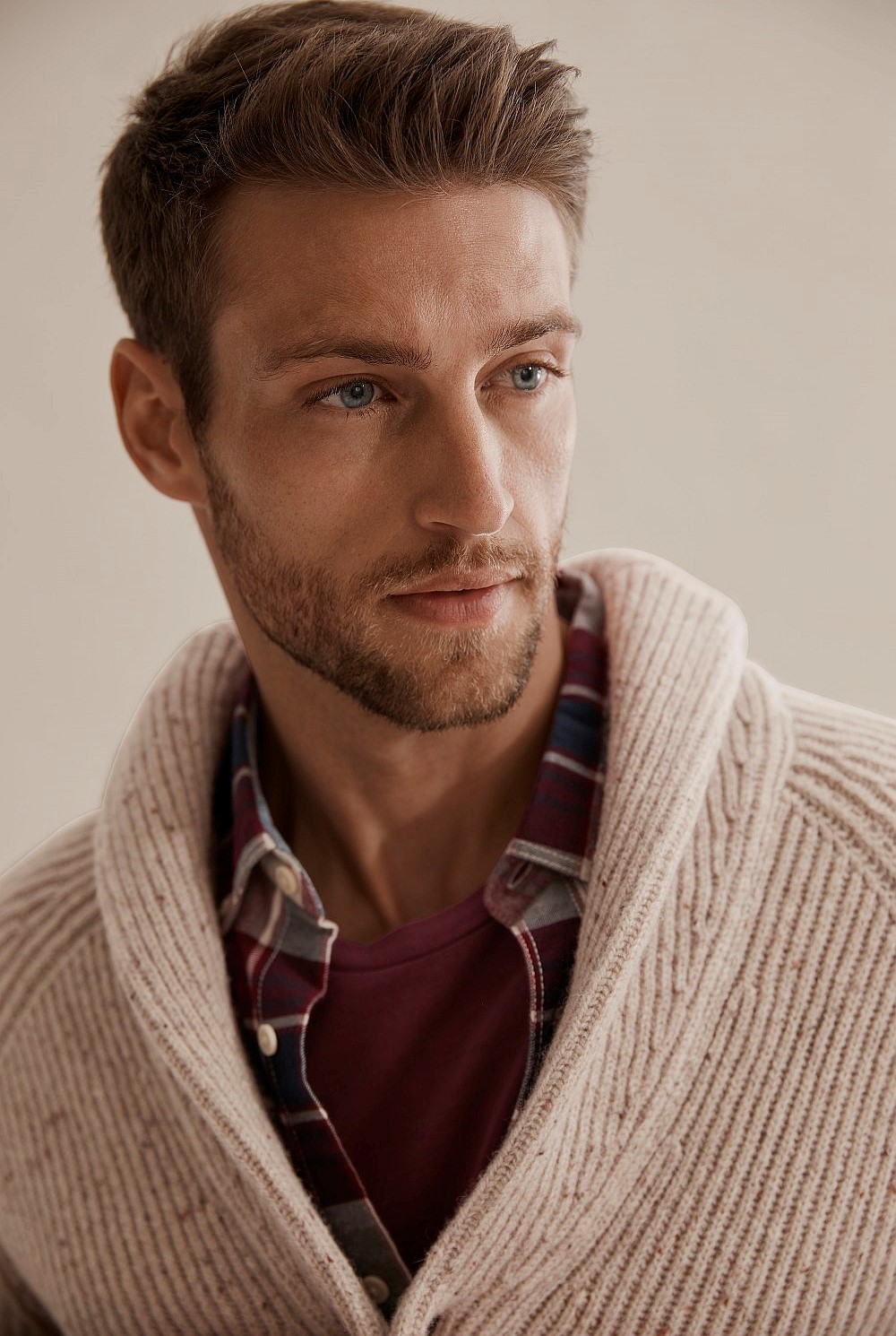 Rib Shawl Cardigan