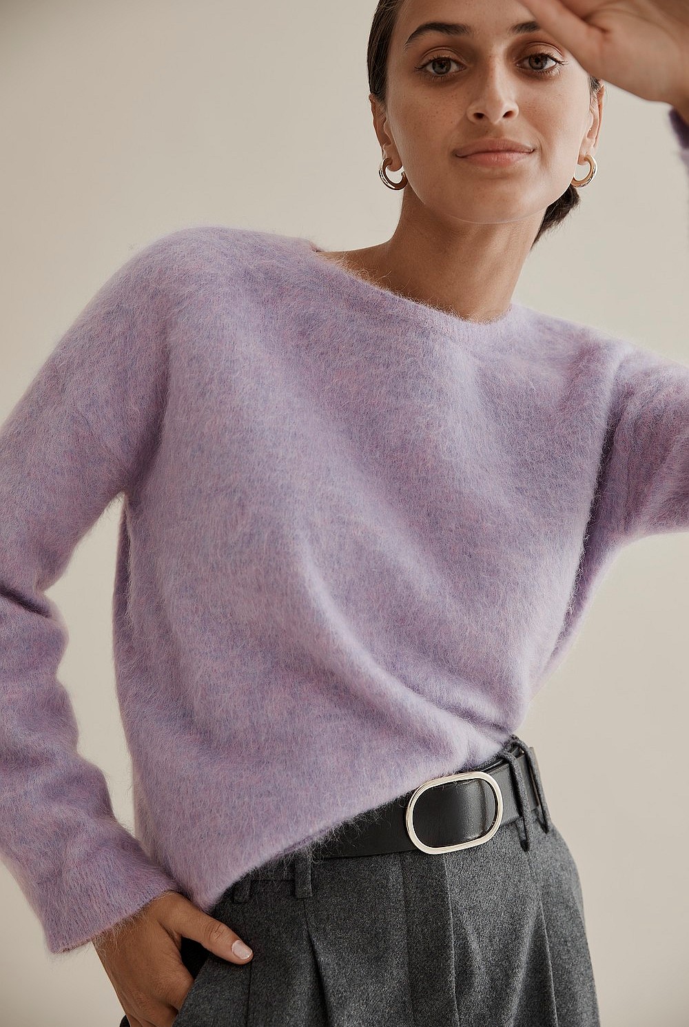Brushed Fluffy Knit