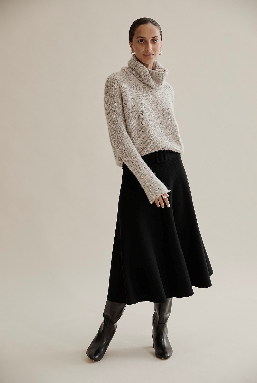 Luxe Alpaca Nep Sweater