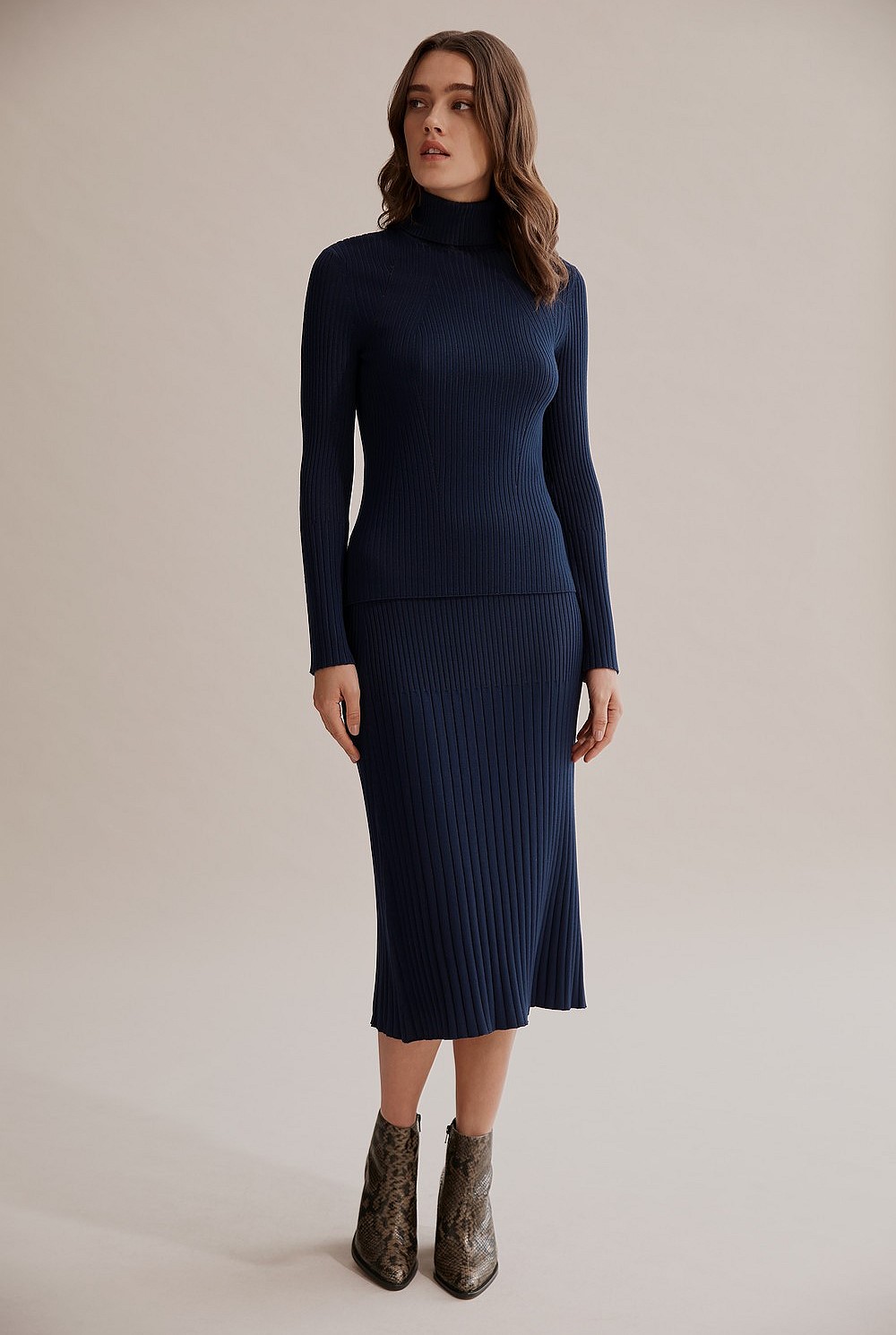 Pleat Rib Knit