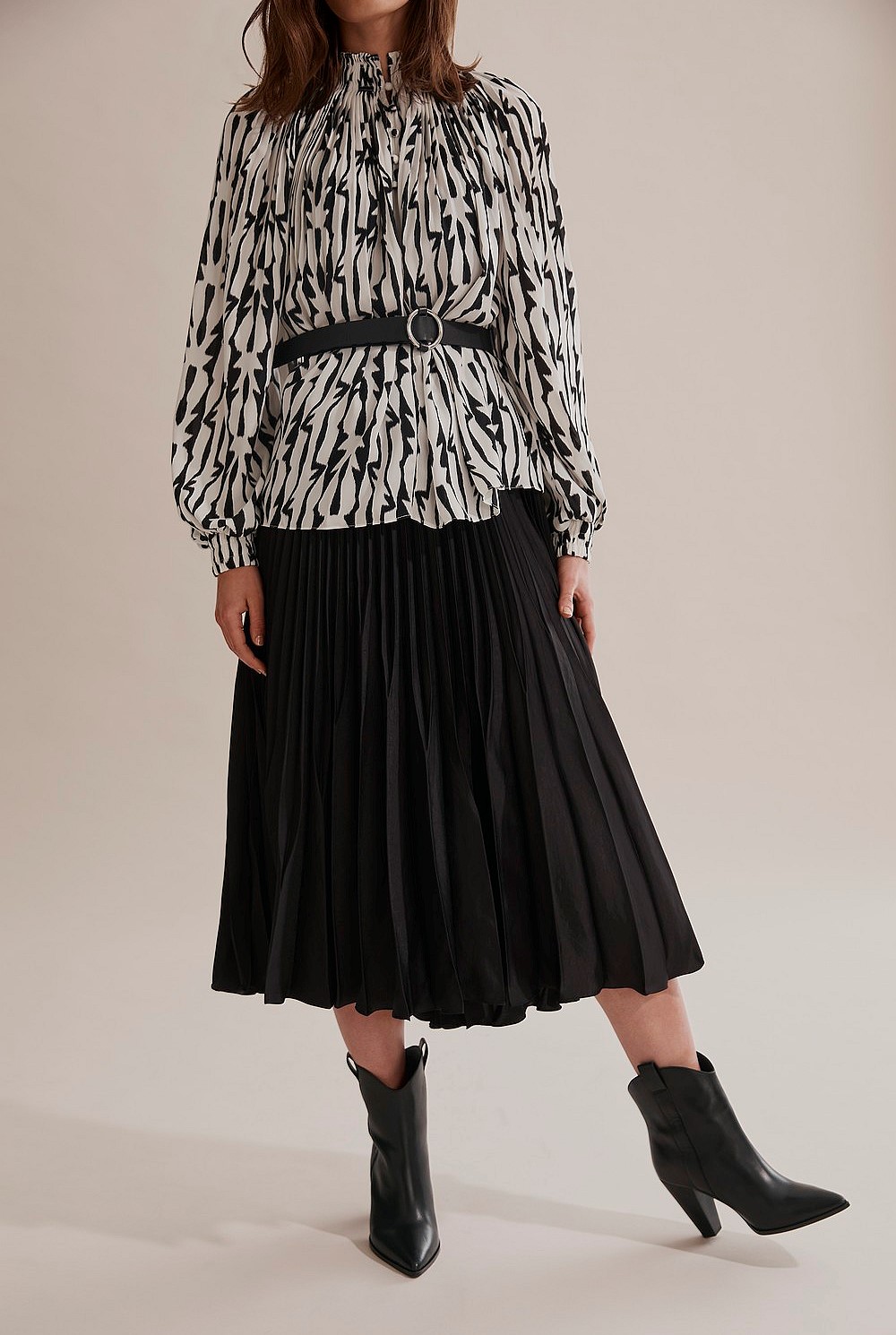 Soft Pleat Skirt